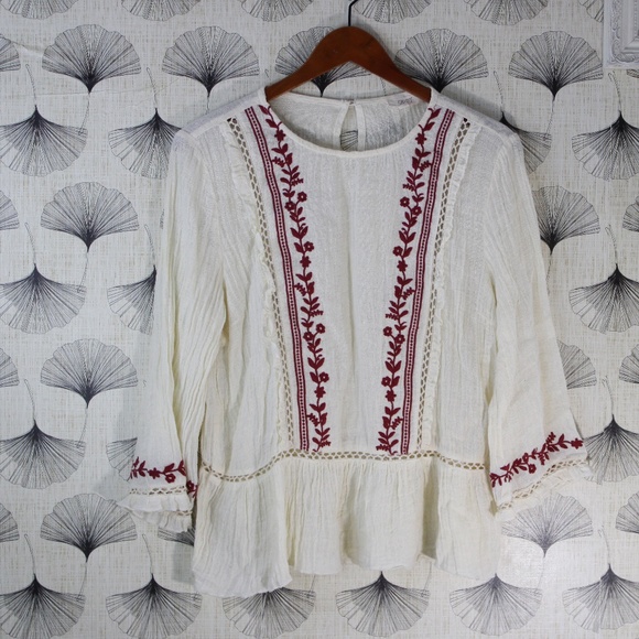 Oddi Boho Linen Tunic Top - Picture 2 of 6